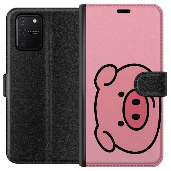 Samsung Galaxy S10 Lite Tegnebogsetui Kawaii Piggy