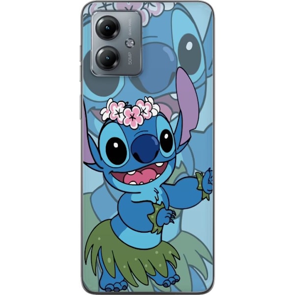 Motorola Moto G14 Gennemsigtig cover Stitch under Stjernerne -