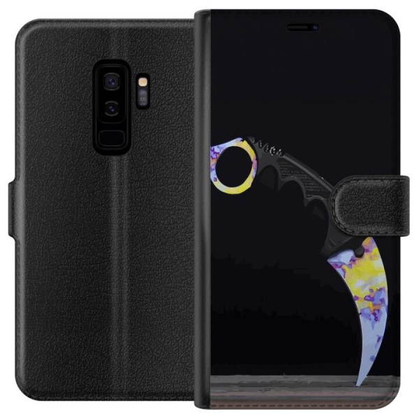 Samsung Galaxy S9+ Lompakkokotelo Karambit / Butterfly / M9 Ba