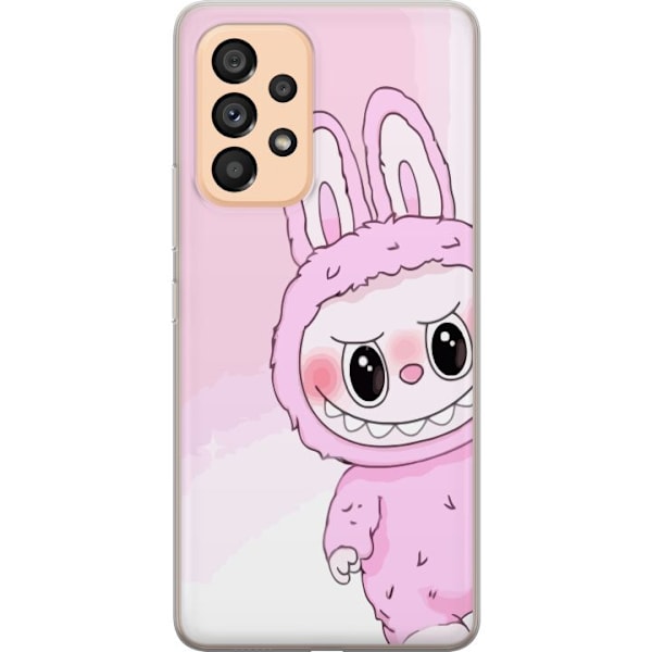 Samsung Galaxy A53 5G Genomskinligt Skal Labubu Bunny Series