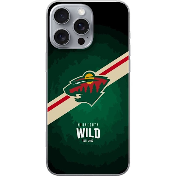 Apple iPhone 16 Pro Max Gennemsigtig cover Minnesota Wild (NHL