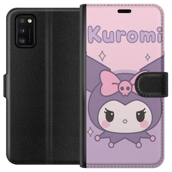 Samsung Galaxy A41 Lompakkokotelo Kuromi Kawaii