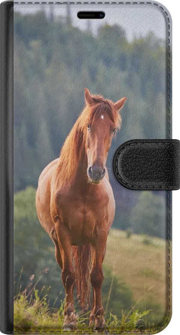 Kompatibel Tegnebogsetui til Xiaomi Redmi 10C Heste