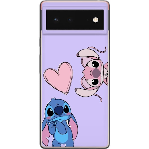 Google Pixel 6 Läpinäkyvä kuori stich