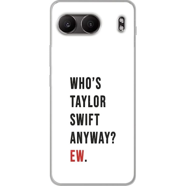 OnePlus Nord 4 Gjennomsiktig deksel Taylor Swift