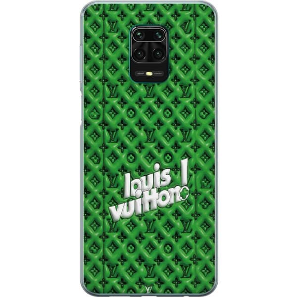 Kompatibelt Mobildeksel til Xiaomi Redmi Note 9 Pro Inspirert grønt monogram med logo grønn