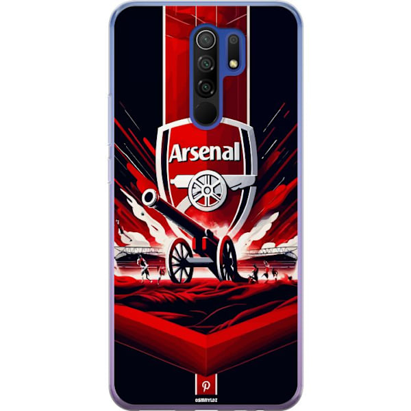 Xiaomi Redmi 9 Gennemsigtig cover Arsenal