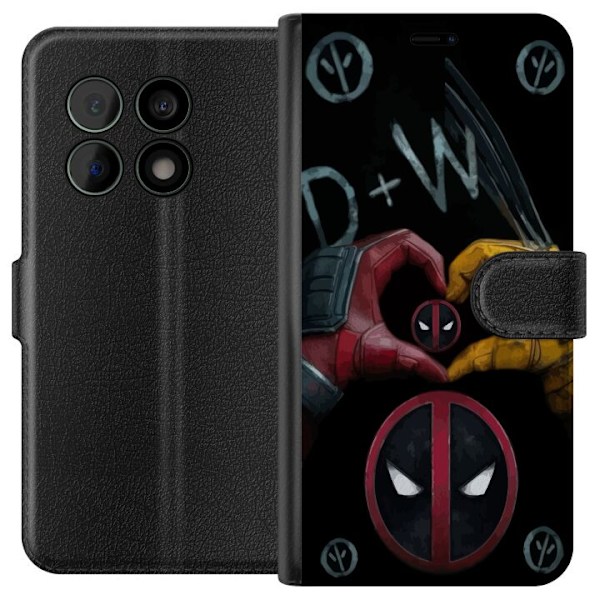 OnePlus 10 Pro Tegnebogsetui Deadpool & Wolverine Kærlighed