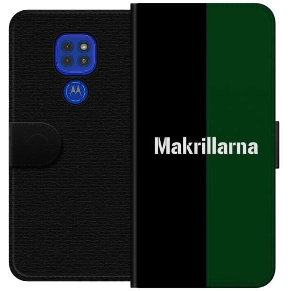 Motorola Moto G9 Play Lommeboketui Makrell Fotball