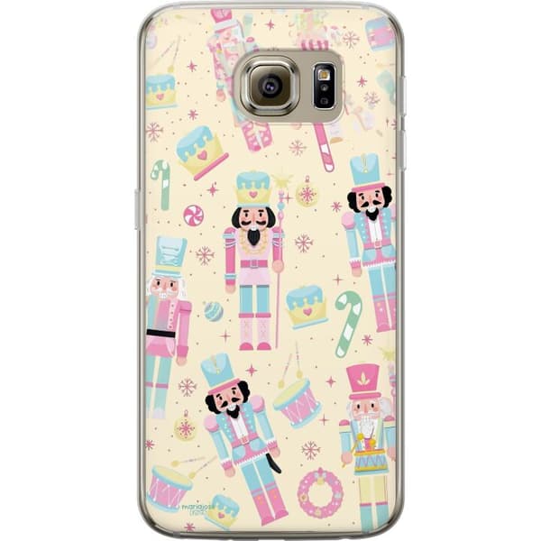 Kompatibelt Mobildeksel til Samsung Galaxy S6 Jul rosa