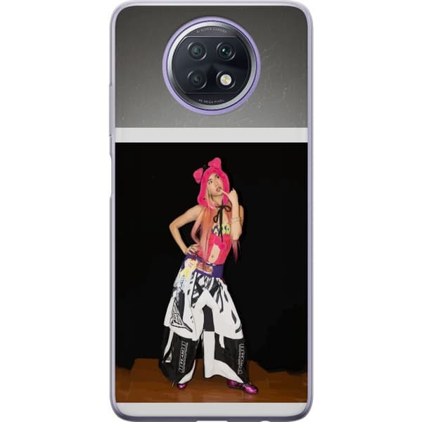 Kompatibelt Mobilskal till Xiaomi Redmi Note 9T KATSEYE rosa modeporträtt svart