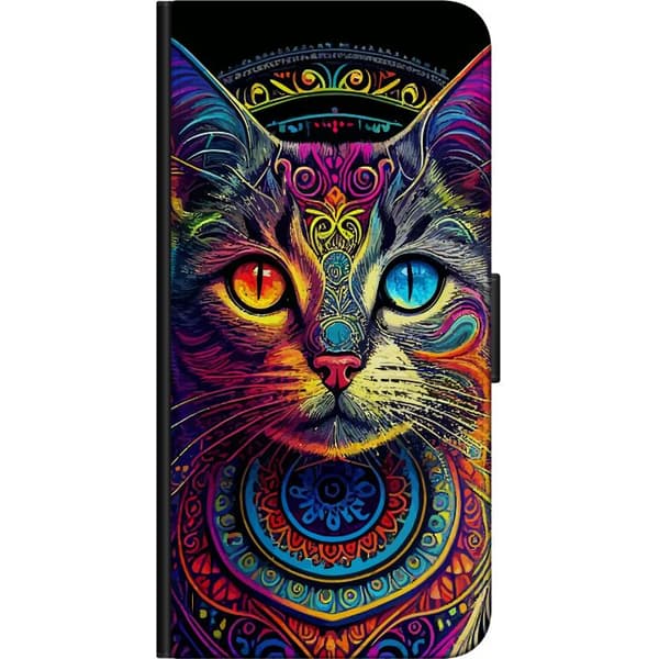 Kompatibelt Lommeboketui til Samsung Galaxy A03s Katt