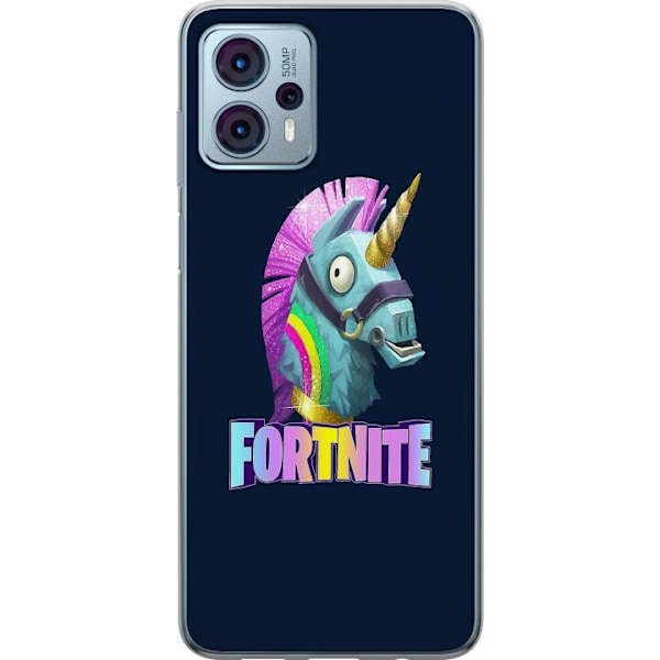 Motorola Moto G23 Gennemsigtig cover Fortnite Hest