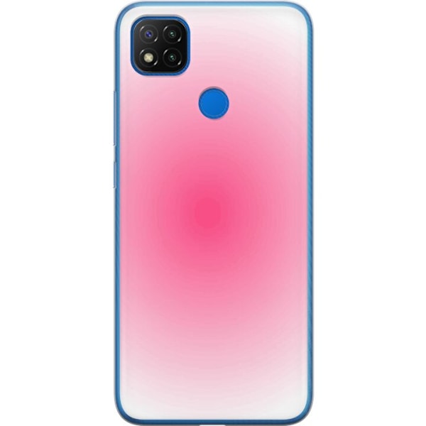 Xiaomi Redmi 9C Genomskinligt Skal Rosa Moln