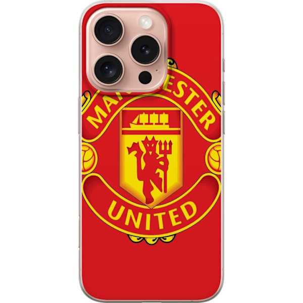 Apple iPhone 16 Pro Läpinäkyvä kuori Manchester United FC