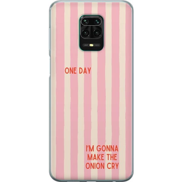 Kompatibelt Mobildeksel til Xiaomi Redmi Note 9 Pro Make the Onion Cry rosa