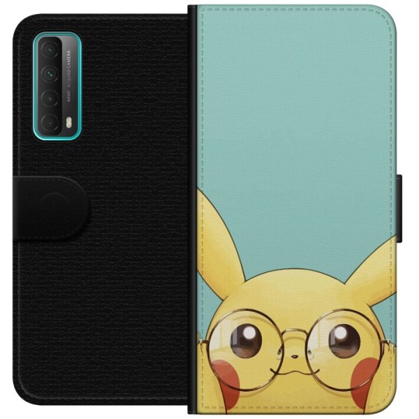 Huawei P smart 2021 Plånboksfodral Pikachu glasögon