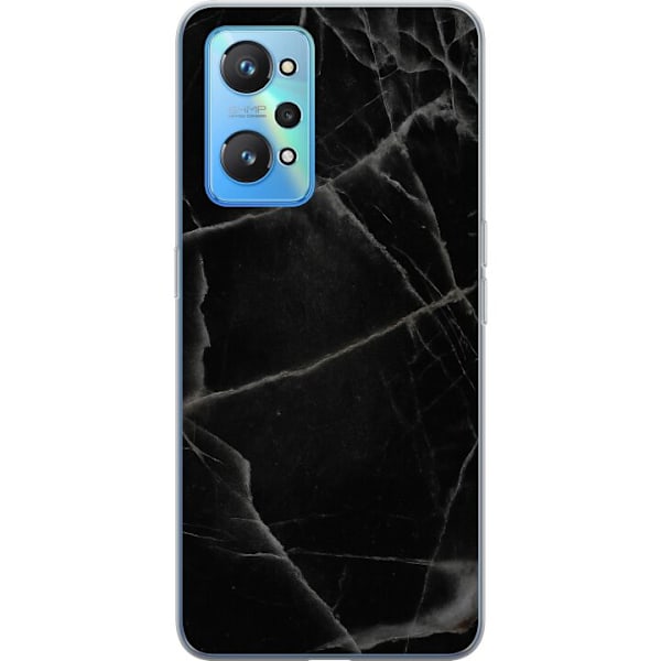 Realme GT Neo2 Läpinäkyvä kuori Musta marmori