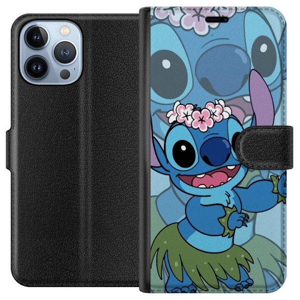 Apple iPhone 13 Pro Max Lommeboketui Stitch under stjernene -