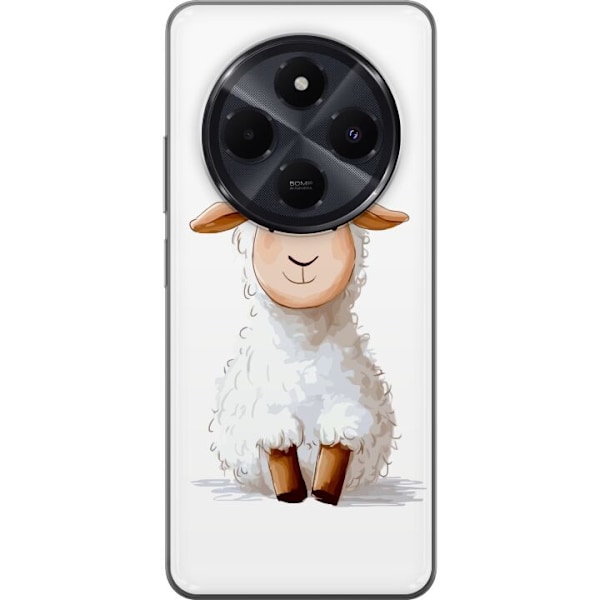 Xiaomi Redmi A4 Läpinäkyvä kuori Suloinen Lammas - lasten ja vauvan tuotteita sarjakuvatyyliin