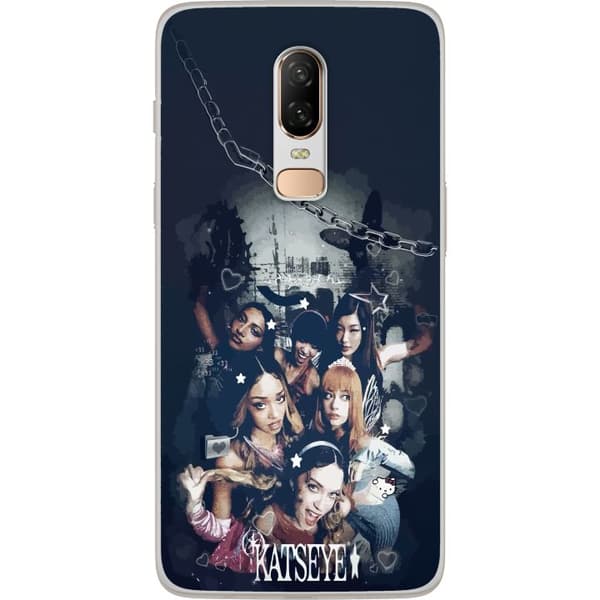 Kompatibel Mobilcover til OnePlus 6 KATSEYE sort
