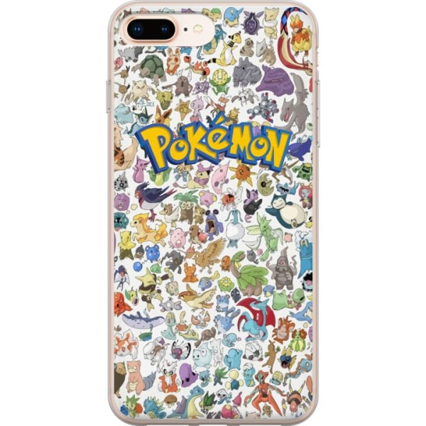 Apple iPhone 8 Plus Cover / Mobilcover - Pokémon