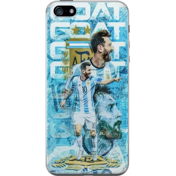 Apple iPhone 5 Läpinäkyvä kuori Argentina - Messi