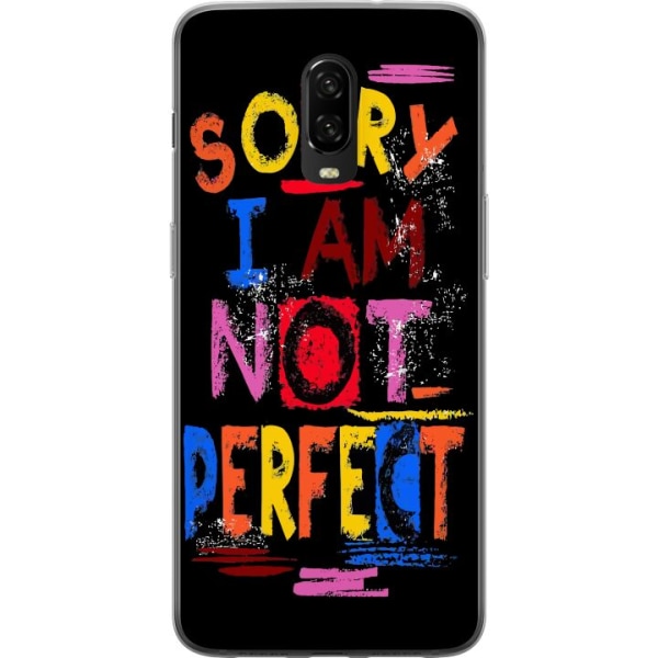 OnePlus 6T Gjennomsiktig deksel Sorry