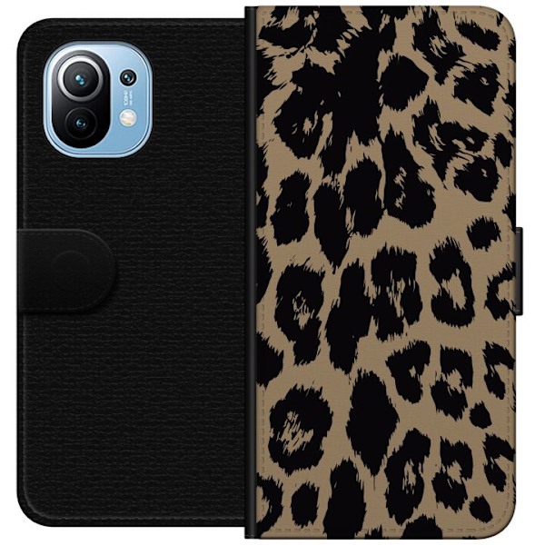 Xiaomi Mi 11 Lommeboketui Leopard