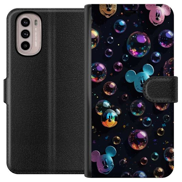 Motorola Moto G31 Lompakkokotelo  Mikki Hiiri Disney Kuplat Suunnittelu Hauska Motiivi Suosittu Disney-hahmo Piirrossarja Lasten Klassikko