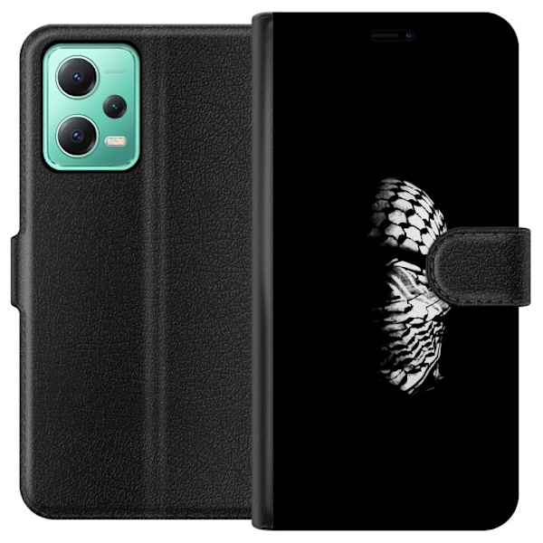 Xiaomi Redmi Note 12 Lompakkokotelo Keffiyeh-kuviointi - klass