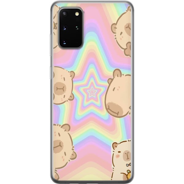 Samsung Galaxy S20+ Genomskinligt Skal Kawaii Capybara Galaxy