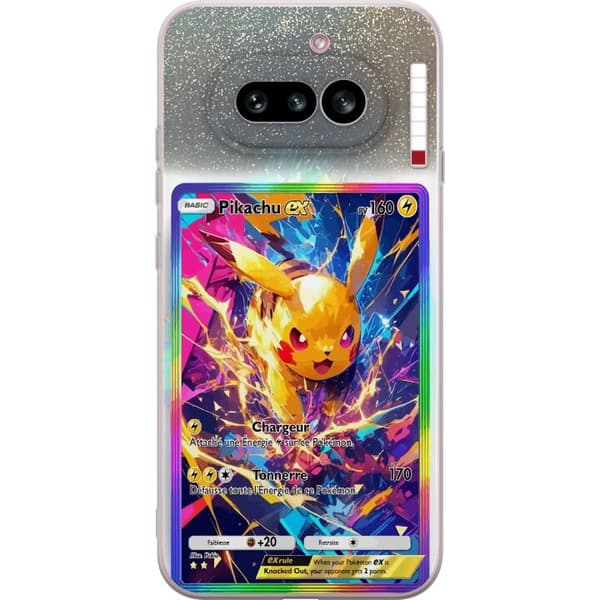 Kompatibelt Mobilskal till Nothing Phone (4a) Pikachu gul
