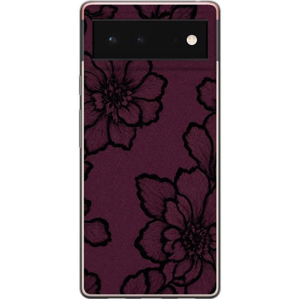 Kompatibelt Mobildeksel til Google Pixel 6 Bjørnebærblomst lila
