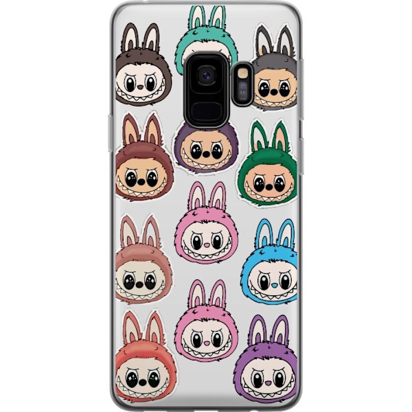 Samsung Galaxy S9 Gennemsigtig cover Labubu Macaron Monster -