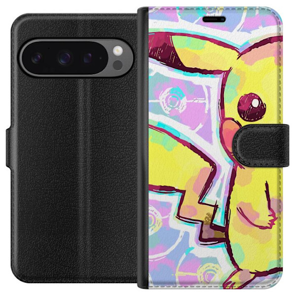 Google Pixel 9 Pro XL Tegnebogsetui Pikachu 3D