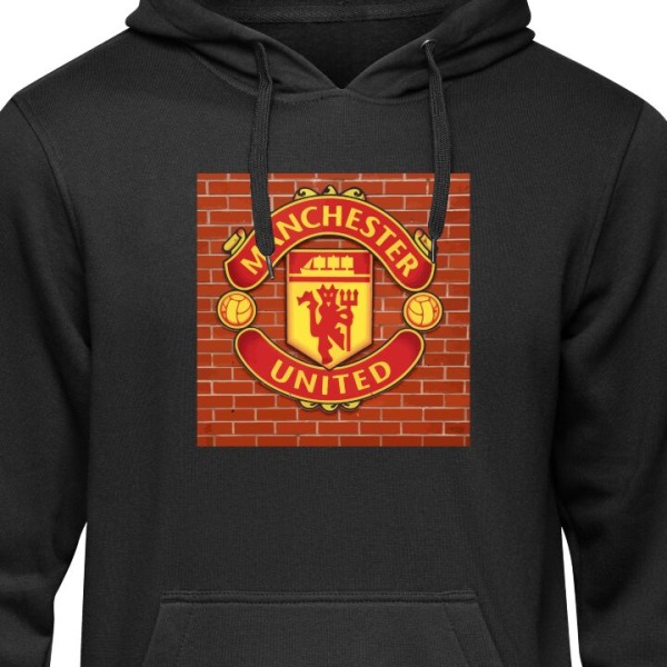 Hoodie Manchester United F.C. sort S