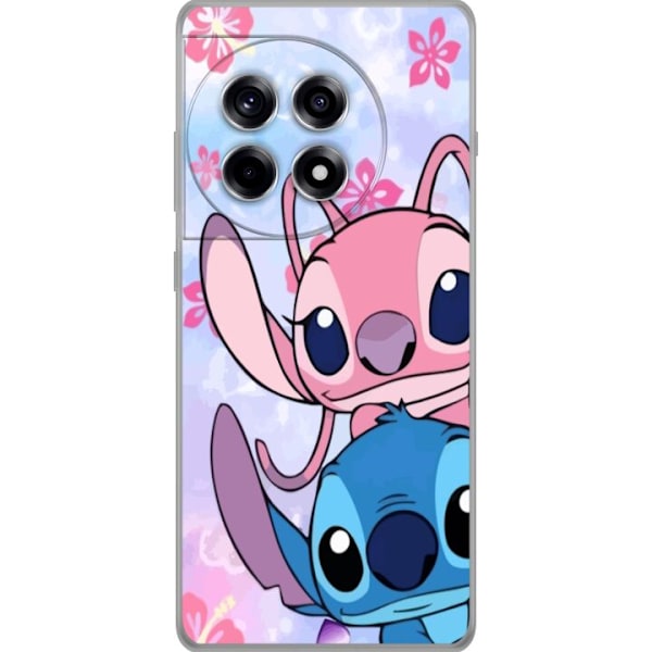 OnePlus 12R Läpinäkyvä kuori Stitch & Angel