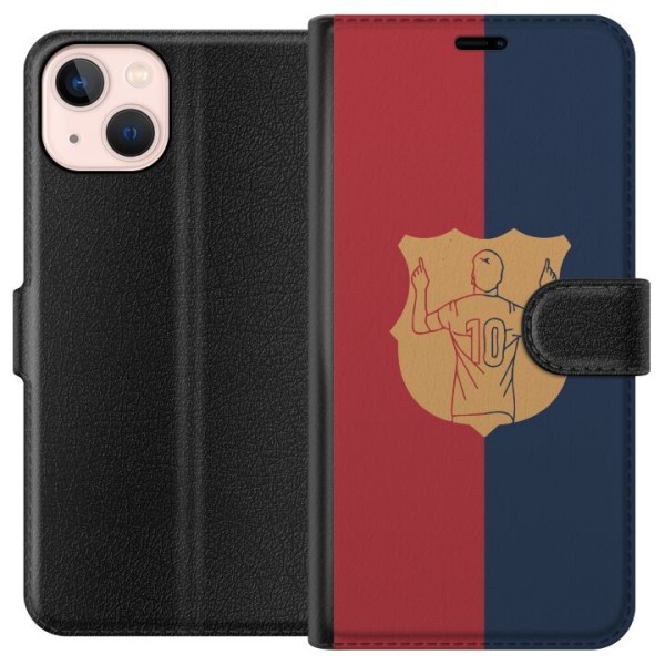 Apple iPhone 13 mini Lompakkokotelo FC Barcelona