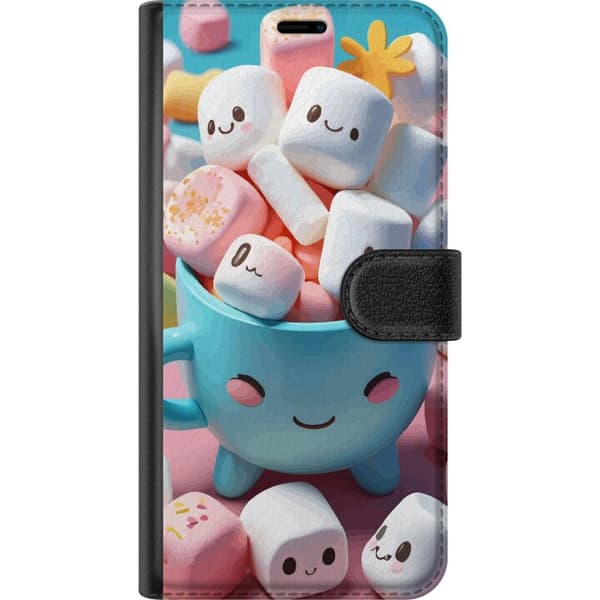 Kompatibel Tegnebogsetui til Google Pixel 6a Kawaii marshmallow smil
