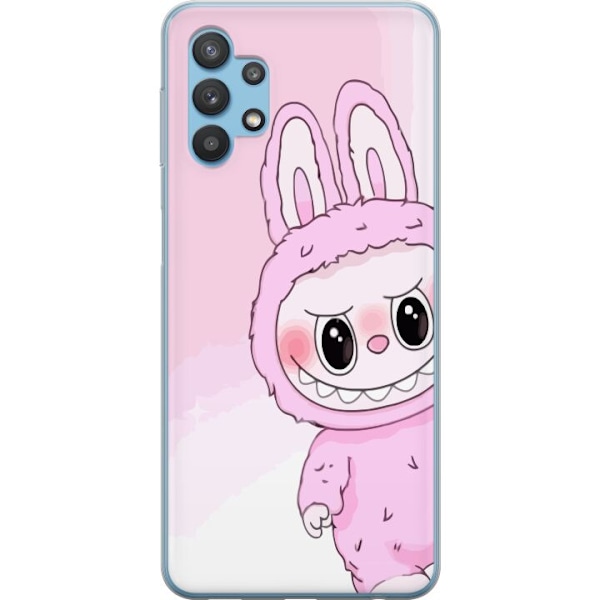 Samsung Galaxy A32 5G Gennemsigtig cover Labubu Kanin-serien