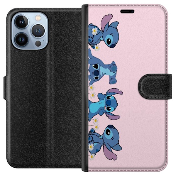 Apple iPhone 13 Pro Max Lompakkokotelo  Stitch Nauru & Leikki