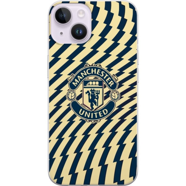 Apple iPhone 15 Plus Läpinäkyvä kuori Manchester United F.C