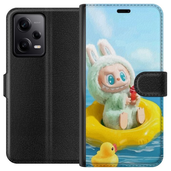 Xiaomi Redmi Note 12 Pro Lommeboketui Labubu Macaron-serien