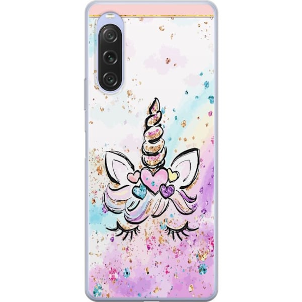 Sony Xperia 10 V Genomskinligt Skal Unicorn