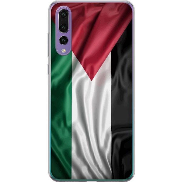 Huawei P20 Pro Gennemsigtig cover Palestinaflaget – ikonisk frihedssymbol i rød, sort, hvid og grøn