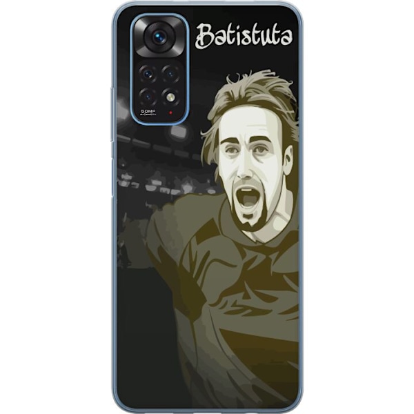 Xiaomi Redmi Note 11 Läpinäkyvä kuori Gabriel Batistuta