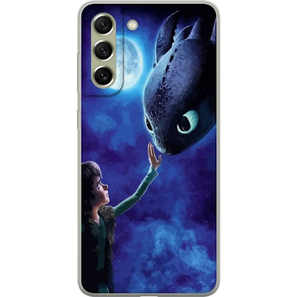 Samsung Galaxy S21 FE 5G Genomskinligt Skal Draktränaren How to Train Your Dragon