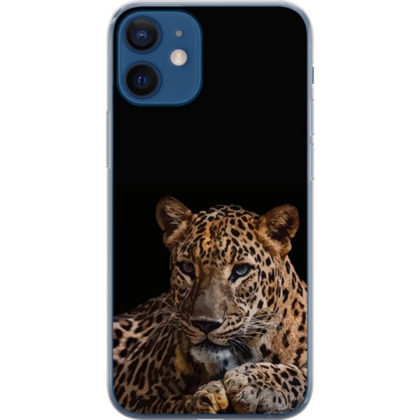 Apple iPhone 12 mini Gennemsigtig cover Leopard