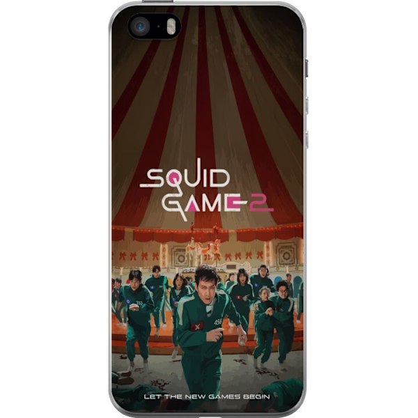 Apple iPhone SE (2016) Genomskinligt Skal Squid Game 2 - Sprin